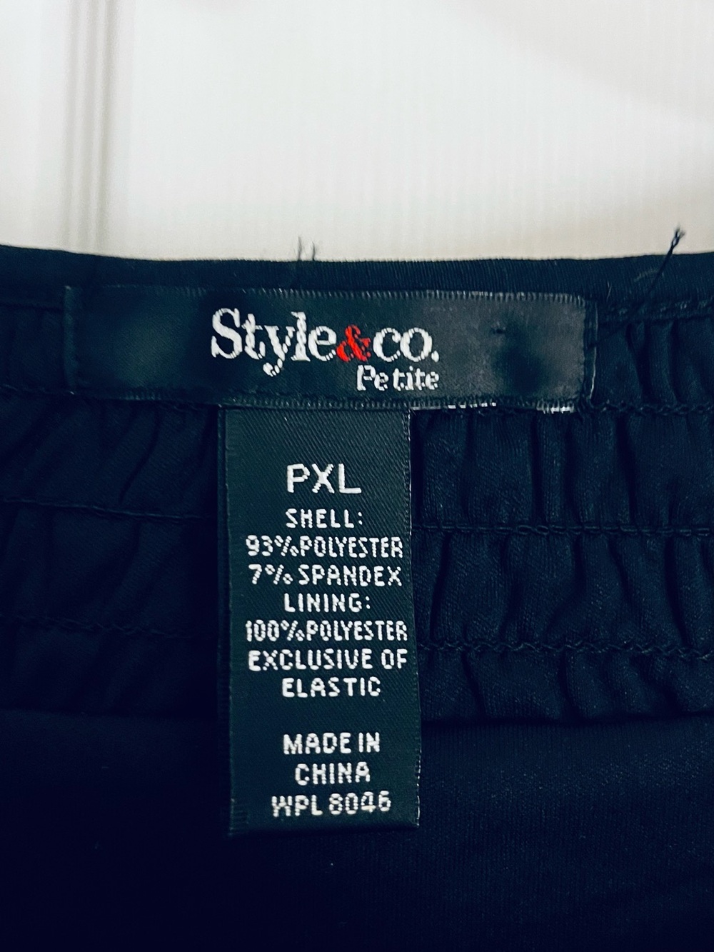 Style & Co. XL Petite Black womenswear dress. New without tags, never worn.
